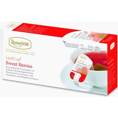 Ronnefeldt LeafCup Sweet Berries čaj sáčky 15 x 2,6 g – Zboží Mobilmania