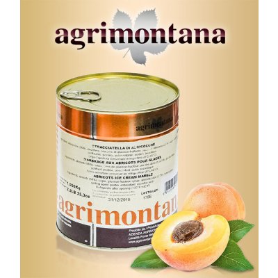 Agrimontana Variegato Stracciatella s kusy meruňky 88% 900 g – Sleviste.cz