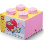 LEGO® Úložný box 25 x 25 x 18 cm světle růžová – Sleviste.cz