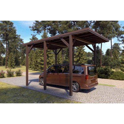 Holzbrüder Ralf na karavan hnědá/hnědá 4 x 6 m – HobbyKompas.cz