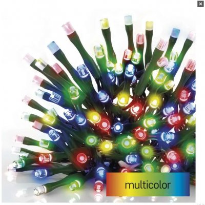 EMOS LED vánoční řetěz 12 m venkovní i vnitřní multicolor časovač – Hledejceny.cz