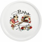 SIAKI Talíř na pizzu porcelánový 30 cm KO-DN3000050 – Zboží Dáma