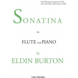 Eldin Burton: Sonatine noty na příčnou flétnu, klavír