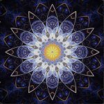 Norimpex Diamantové malování 7D Modrá mandala 30 x 30 cm – Hledejceny.cz