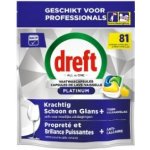 Dreft Platinum tablety do myčky Citron 81 ks – Hledejceny.cz