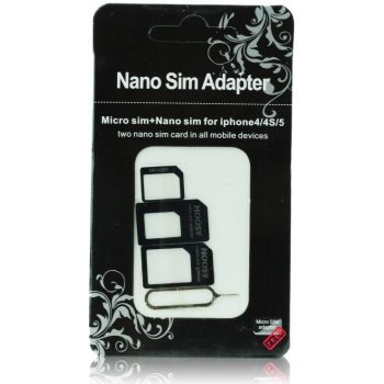 Adaptér NOOSY Sim Card(NANO/MICROSIM) + klíček