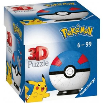 Ravensburger 3D puzzleball Pokémon Superball 54 ks