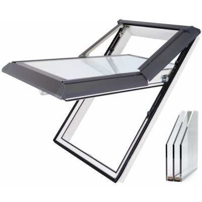 Skylight SUPRO Bílá/Šedá 78 x 118 cm – Hledejceny.cz