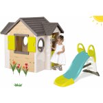 Smoby set domeček My House se zvonkem a 2 dveřmi a skluzavka Toboggan KS s vodou – Zboží Mobilmania