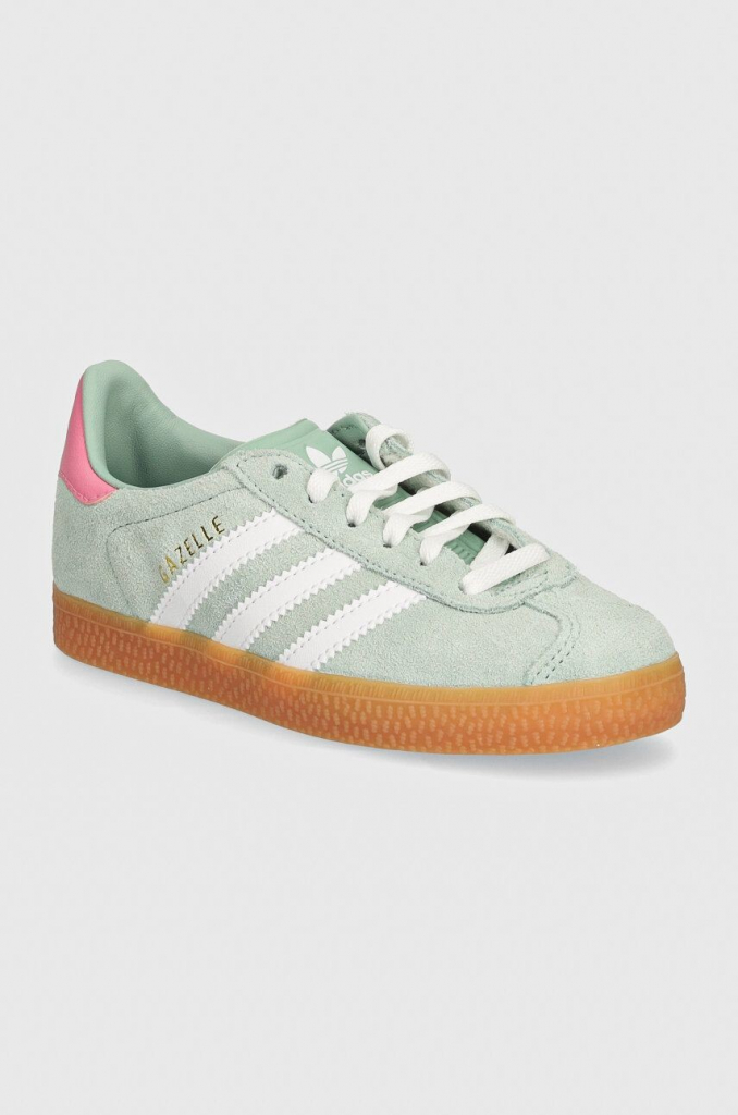 adidas Originals Gazelle C ID6555 tyrkysová