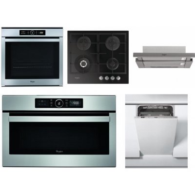 Set Whirlpool ABSOLUTE AKZM 8480 IX + GOFL 629/NB + AKR 5390/1 IX + ABSOLUTE AMW 730 IX + WSIC 3M27 C