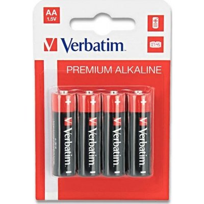Verbatim Alkaline AA 4ks 49921 – Hledejceny.cz