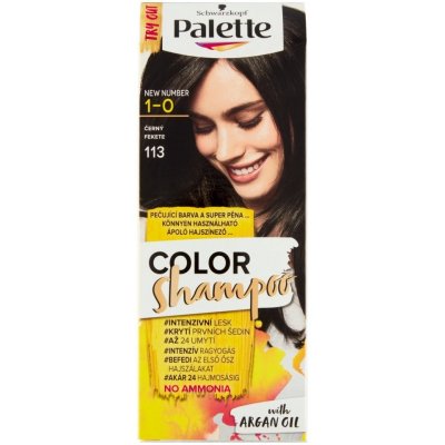 Palette Barvící šampon na vlasy 113 černý 50 ml od 65 Kč - Heureka.cz