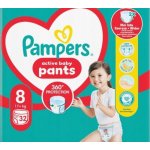 PAMPERS Active Baby 8 32 ks – Zboží Dáma