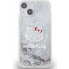 Pouzdro a kryt na mobilní telefon Hello Kitty Liquid Glitter Electroplating Head Logo iPhone 12/12 Pro čiré