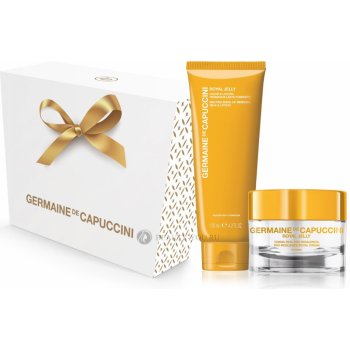 Germaine de Capuccini Royal Jelly Comfort pleťový krém pro normální pleť 50 ml + odličovací pleťové mléko 125 ml dárková sada