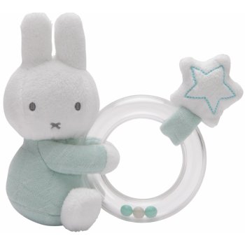 Tiamo Miffy Mint Chrastící plyšový zajíček kroužek