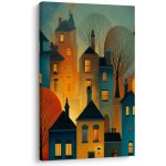 Obraz kouzelná noc v ulicích - 100x150 – Hledejceny.cz