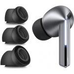 Techsuit 3 balení náhradní nástavce do uší AirVibe ET3 pro Samsung Galaxy Buds 3 Pro prémiový silikon velikosti S M L černé – Zboží Živě