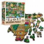 TREFL Wood Craft Origin Slavná místa Francie 1000 dílků – Hledejceny.cz