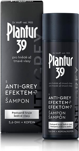 DR KURT WOLLF Plantur 39 Šampon s Anti-Grey efektem 200 ml