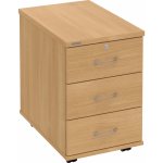 Hobis K 33 Z P 3 zásuvky léta podél 60 cm dub – Hledejceny.cz
