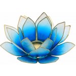 Nefertitis Svícen lotos světlemodrý NF8273 - cca 13,5 cm – Zboží Mobilmania