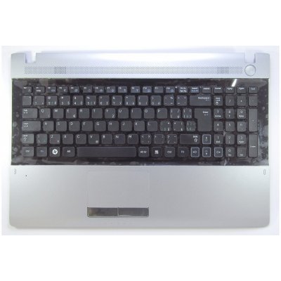 česká klávesnice Samsung RV515 RV511 S3520 RV520 černá/stříbrná CZ/SK palmrest + touchpad + repro