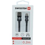 Swissten 0,2m černý 71522101 – Sleviste.cz
