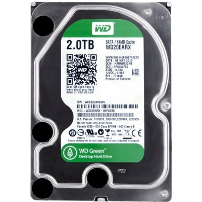 WD Caviar Green EARX 2TB, WD20EARX – Zboží Živě