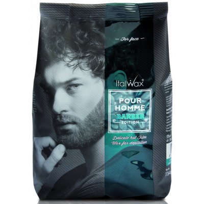 Italwax Filmwax zrnka vosku Pour Homme BARBER 500 g – Zboží Mobilmania