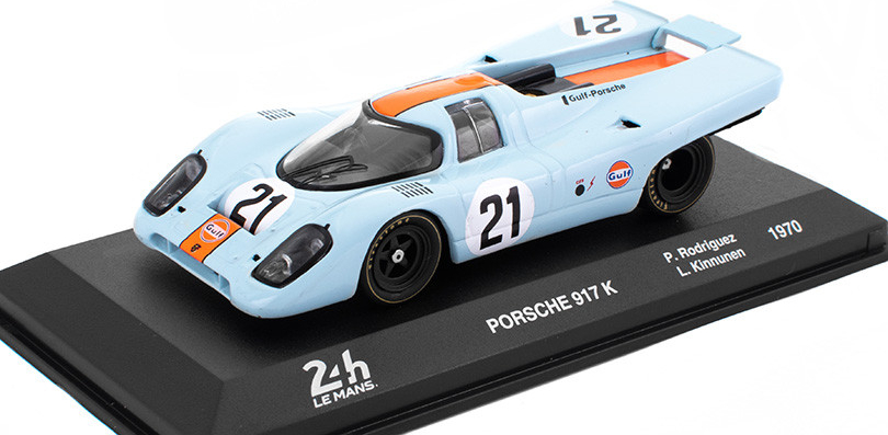 SpecialC. Porsche 917K 24h Le Mans Rodriguez:Kinnunen časopis s modelem 1:43