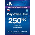 PlayStation dárková karta 250 Kč – Zboží Dáma