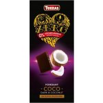 Torras Hořká čokoláda s kokosem 125 g – Zboží Dáma