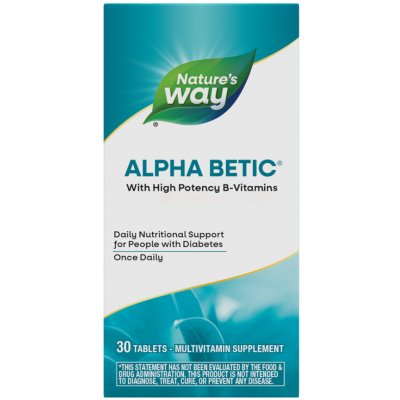 Natures Way Alpha Betic Multivitamin 30 tablet – Hledejceny.cz