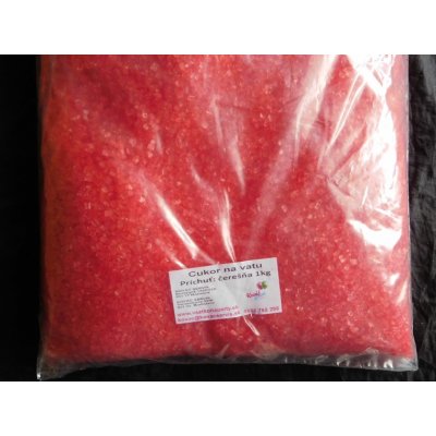 spejlenacukrovouvatu.cz Cukr na cukrovou vatu třešeň 1 kg – Zboží Dáma
