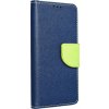 Pouzdro a kryt na mobilní telefon Samsung Pouzdro Mercury Fancy Book SAMSUNG Galaxy A5 2017 navy blue/limonka