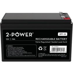 2-Power 2P7-12 12V 7Ah F2