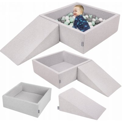KiddyMoon PPZP-KW30D-112 Dětské Hřiště z pěny 100 kuliček – Hledejceny.cz