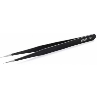 Starnails Profesionální kosmetická pinzeta nerezová rovná ESD12 – Zboží Dáma