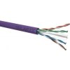 síťový kabel Solarix SXKD-6-UTP-LS0H UTP CAT6, drát, 305m, fialový
