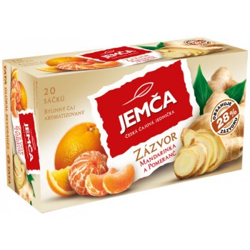 Jemča Zázvor mandarinka a pomeranč 20 x 1,5 g