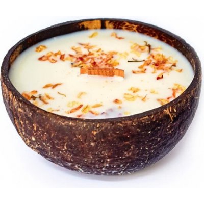 Tropikalia Svíčka v kokosu - vůně Kvetoucí jasmín – Hledejceny.cz