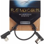 RockBoard Flat MIDI Cable 60 cm Black – Zboží Mobilmania
