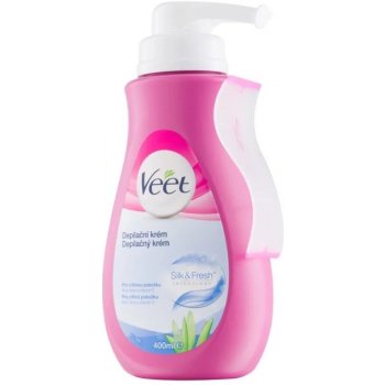 Veet Silky Fresh depilační krém pro citlivou pokožku 400 ml