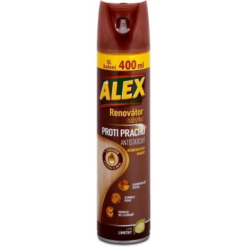 Alex renovátor nábytku sprej proti prachu antistatický 400 ml