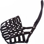 Bafpet Popruhový náhubek pletený 39 cm 12 cm 56 - 72 cm – Zboží Mobilmania