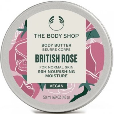 The Body Shop British Rose tělové máslo 50 ml – Zbozi.Blesk.cz