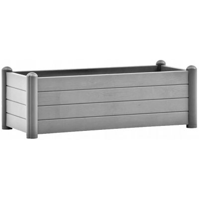 STEFANPLAST Truhlík vyvýšený záhon ITALIA 100x43x35cm šedý – Hledejceny.cz
