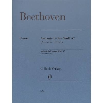 Andante in F major WoO 57 Andante favori noty pro klavír od Ludwig van Beethoven